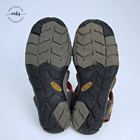 Keen‎ Clearwater Cnx Sandals Raven Tortoise Shell Brown Gray Men US 8, EU 40.5 main image 6